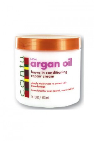 CANTU Argan Oil Leave in Conditioning Repair Cream (16oz), Sareya Beauty Supply Store in Calgary